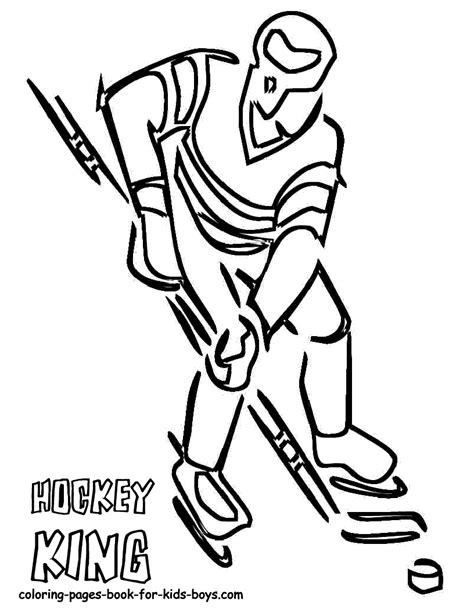 Coloriage Hockey Les Beaux Dessins De Sport à Imprimer Et Colorier