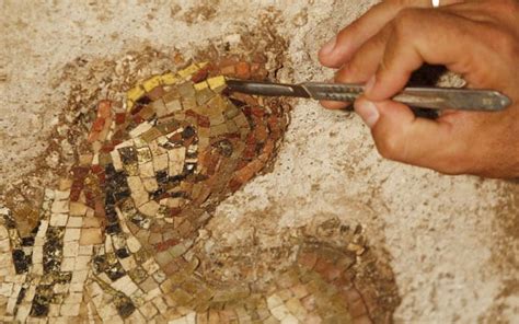 Dig Under Ancient Trajan S Baths In Rome Turns Up Mosaic Depicting A Nude Apollo Telegraph