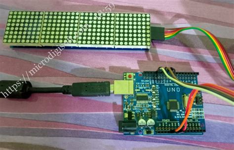8×8 Led Dot Matrix Interfacing Using Arduino Board