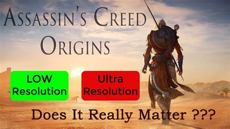 Assassin S Creed Origins Ultra Vs Very Low Settings Does It Really