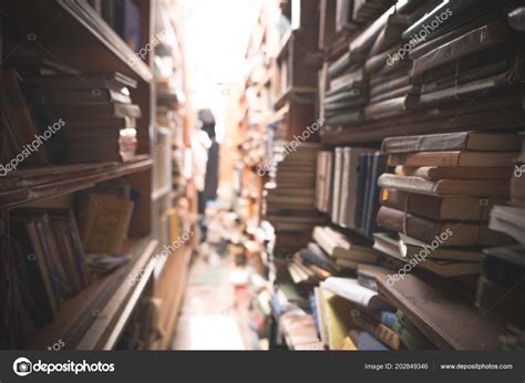 Book Shelves Stacks Books Atmosphere Old Library Stock Photo By