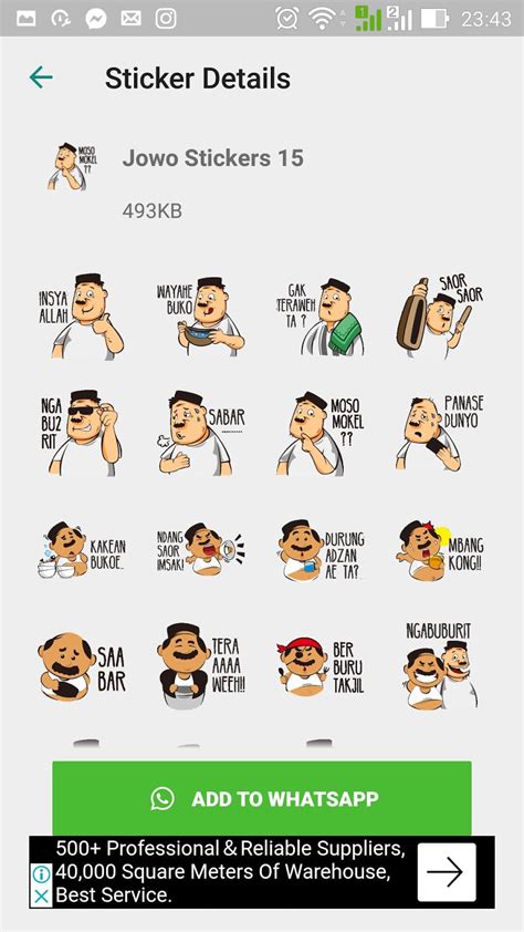 Choose download locations for stiker wa monyet jawa lucu v2. 5 Aplikasi Sticker Jowo Lucu WhatsApp, Stiker Wa guyon ...