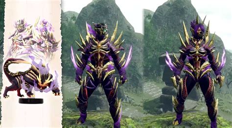 Monster Hunter Rise Cosmetic Layered Armor From Amiibos Revealed One