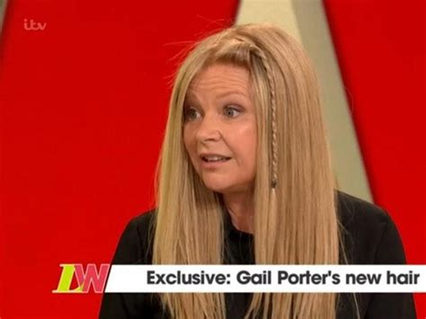 Gail Porter Cries As She Wears A Wig For The First Time In 13 Years Express And Star