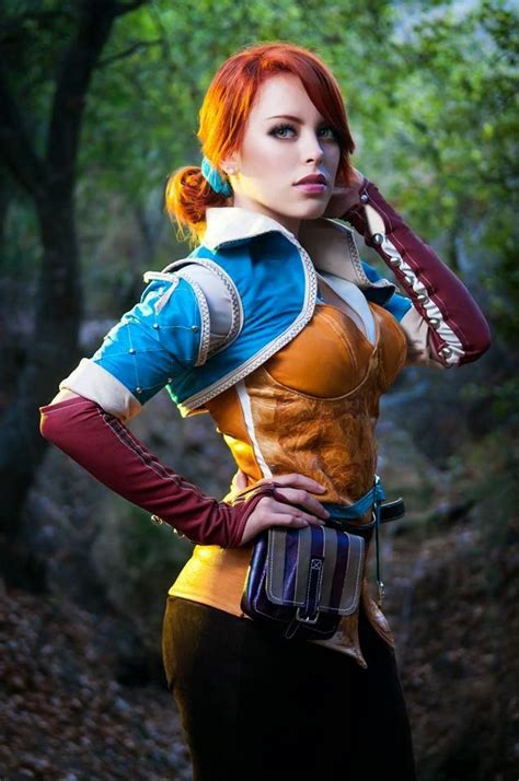 Elarte Cosplay The Witcher Triss Merigold Cosplay