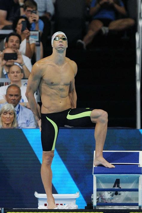 Michael Phelps At The Us Olympic Swimming Trials Am New York