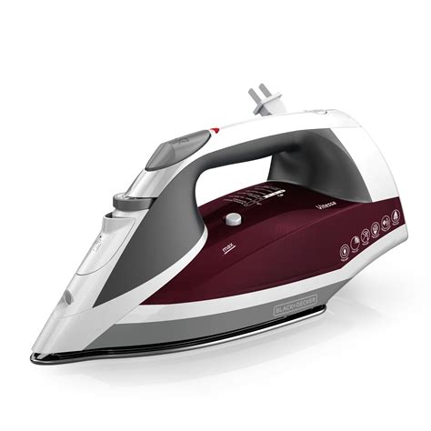 Steam irons come to offer more peace of mind in the ironing process, thanks to the strong steam produced by these irons that work to remove the wrinkles vertical steam irons. BLACK+DECKER Vitessa Advanced Steam Iron with Retractable ...