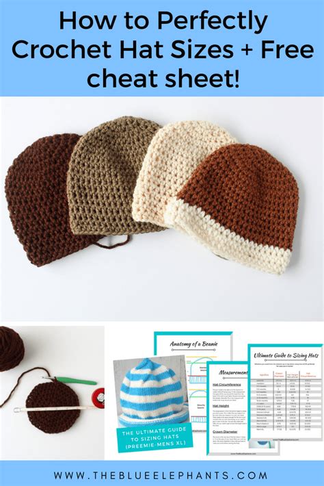 How to create the correct crochet hat measurements for your projects. How to Crochet Hat Sizes in 3 Easy Steps + Hat Sizing ...