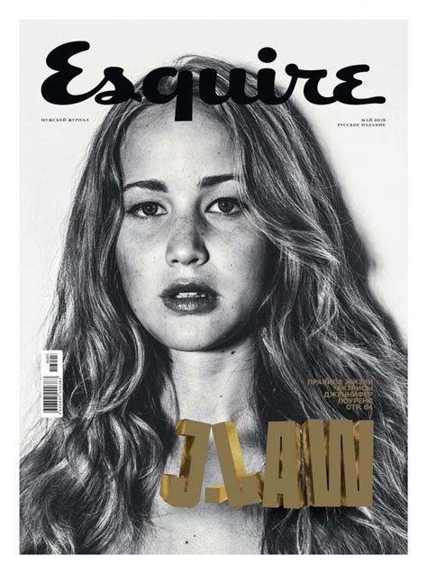 Jennifer Lawrence Esquire Magazine Esquire Magazine Cover Esquire