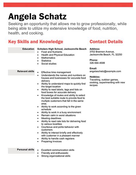 Here are eight tips for writing a. 11+ High School Resume Template Editable Download PDF, Word, DOC