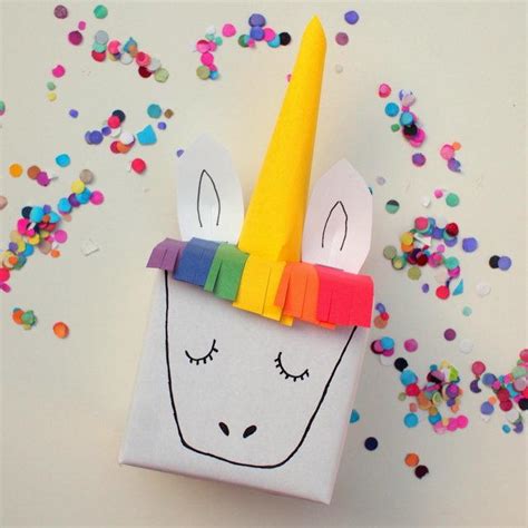 We've gathered 30 homemade birthday gifts for you to pick and choose from! Whimsical Unicorn DIY Gift Box | AllFreePaperCrafts.com