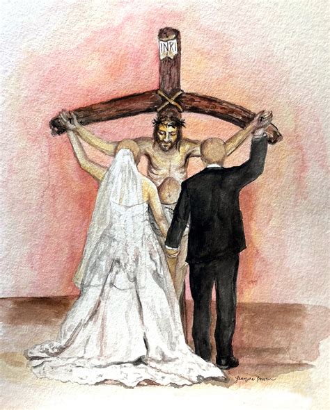 Sacrificial Love Catholic Wedding T Catholic Matrimony Etsy