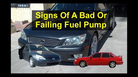 This is how to start an engine with a bad fuel pump. «Top 5 symptoms or signs of a bad or failing fuel pump, in your car or truck. - VOTD» video ...