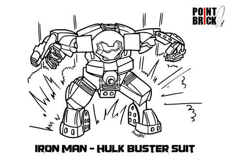 The hulk in these coloring pages look more brutal and savage thank to the weird hairdo. Point Brick Blog: Disegni da colorare: LEGO Hulk Buster ed ...