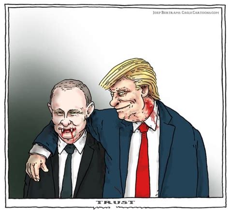 How The Worlds Cartoonists Are Skewering Trumps Helsinki Performance