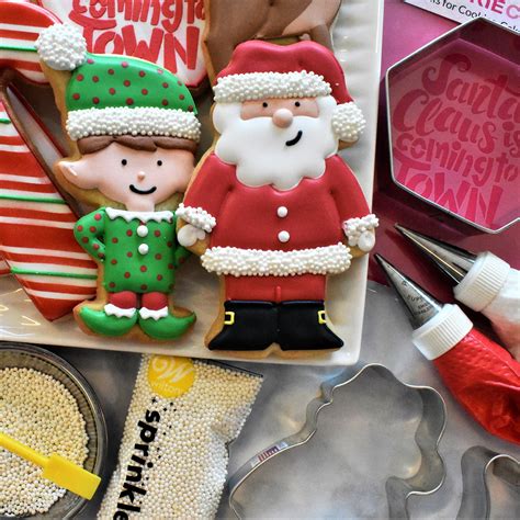 Santa Claus Cookie Decorating Kit The Flour Box