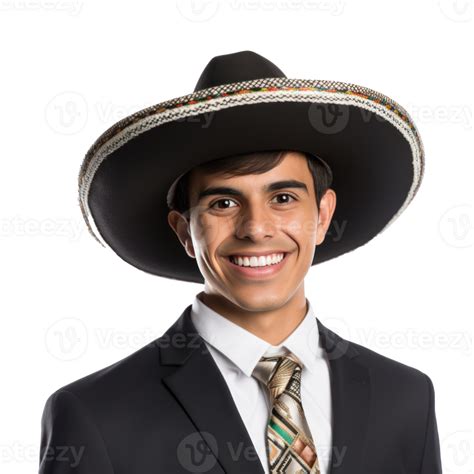 Mexican Smiling Businessman Isolated 28542748 Png