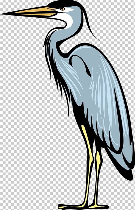 Great Blue Heron Bird Crane Heraldry Png Clipart Animals Artwork