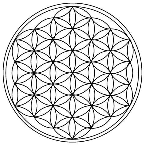 Rosaces In A Mandala Mandalas With Geometric Patterns
