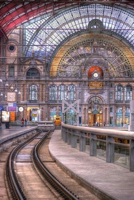 Paris Train Station Railway Station Belgium Travel Places