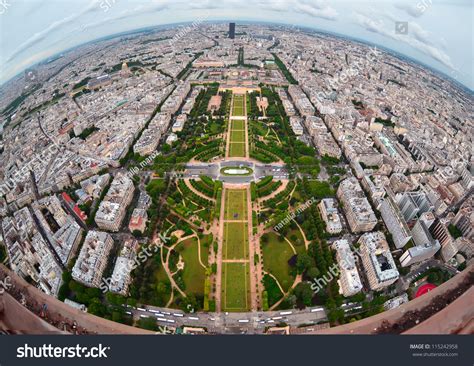 Birds Eye View City Paris France Stock Photo 115242958 Shutterstock