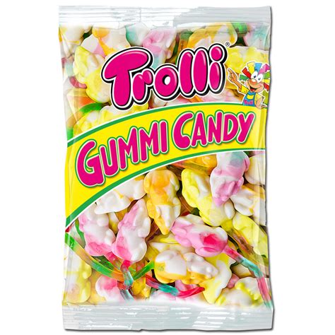 Trolli is a german confectionery brand used by trolli gmbh (formerly mederer gmbh) worldwide and by ferrara candy company in the united states. (3,99€/1kg) Trolli Playmouse, Schaumzucker Mäuse ...