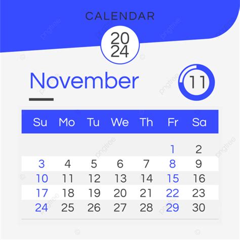 Gambar Kalender November 2023 Coklat Gaya Sederhana K