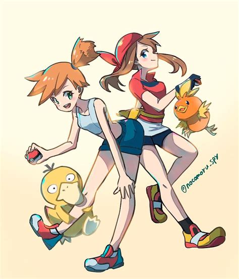 May Misty Torchic And Psyduck Pokemon And 2 More Drawn By Nocomoru