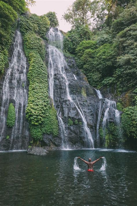 Finding The Beautiful Banyumala Twin Waterfalls Bali Hand Luggage