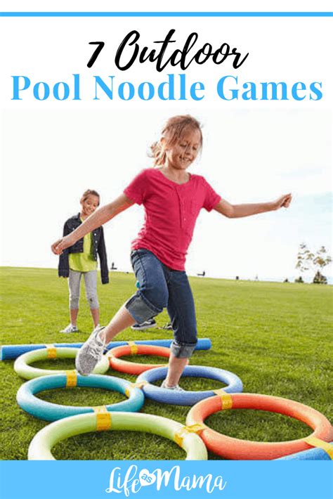 7 Outdoor Pool Noodle Games In 2020 Pool Noodle Games Noodles Games Pool Noodles