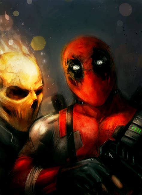 Ghost Rider And Deadpool By Suspension99 On Deviantart