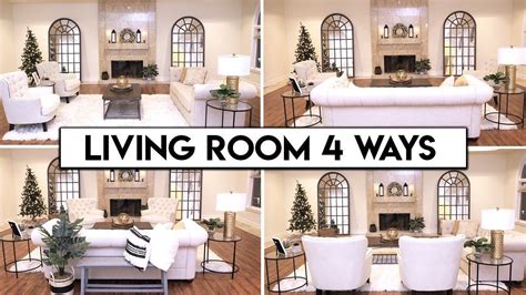 4 Living Room Layout Ideas Easy Transformation Youtube Livingroom