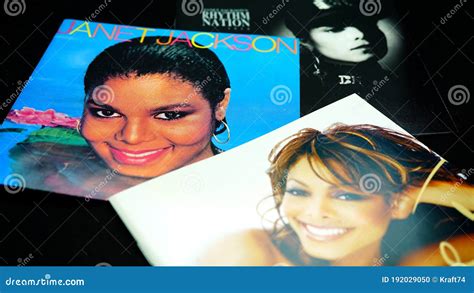 Covers Of Three Cds By The American Singer Songwriter Actress And Dancer Janet Jackson