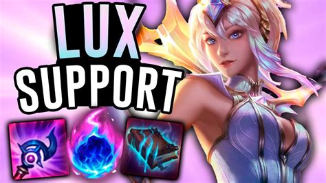 When You Need To Carry Play Lux Lux Support League Of Legends Youtube
