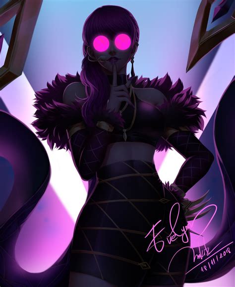 K DA Evelynn Wallpapers Fan Arts League Of Legends LoL Stats