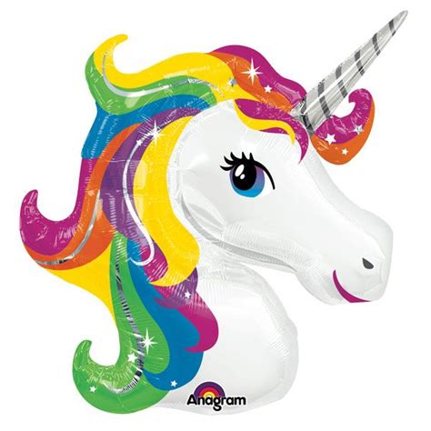Rainbow Bright Unicorn Supersize Foil £949 Can Be Personalised For £3