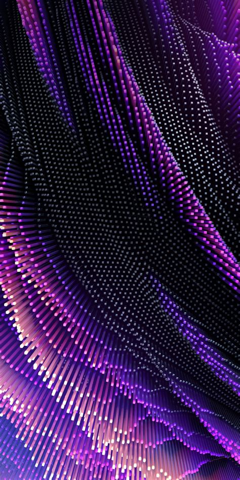 Download Purple Neon Small Bars Abstract 1080x2160 Wallpaper Honor