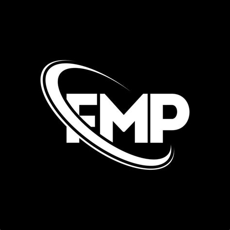 Logotipo De Fmp Carta Fmp Diseño Del Logotipo De La Letra Fmp