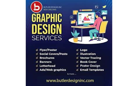 Affordable Graphic Design Services By Butler Designs Llc In New Orleans