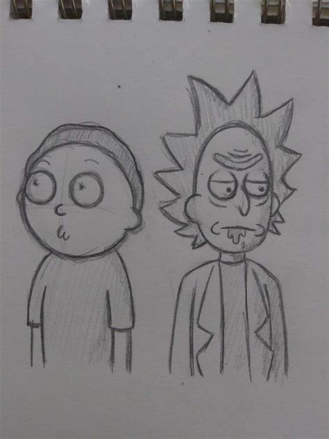 Who are the main characters in rick and morty? I decided to draw Rick and Morty for the first time | Rick ...