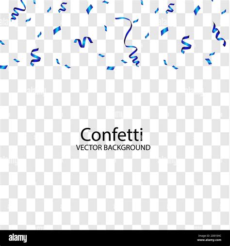 Vector Confetti Festive Illustration Party Popper Isolated On White