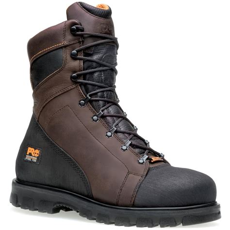 Mens Timberland Pro 8 Steel Toe Rigmaster Boots Brown 183109