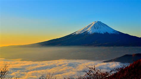 Mount Fuji Above The Clouds