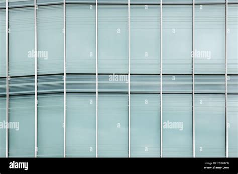 Modern Glass Wall Office Building Stock Photo Alamy