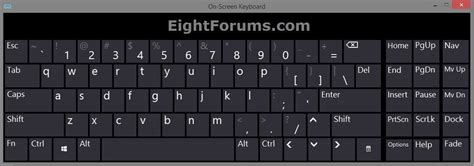 On Screen Keyboard Turn On Or Off In Windows 8 Windows 8 Help Forums