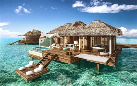 Overwater Bungalows In The Caribbean Water Bungalow Dream Vacations