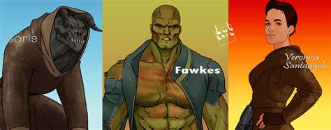 Fawkes Goris Goris Veronica Santangelo Deathclaw Deathclaw Super Mutant