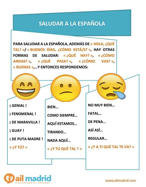Saludar Y Responder A Un Saludo Ejercicios Para Aprender Español