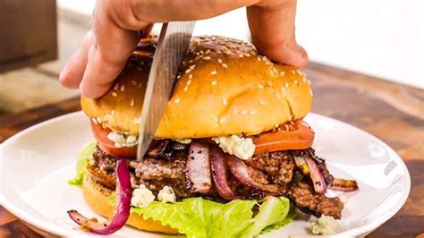 Blue Cheese Burgers - Blackstone Products | Blue cheese ...