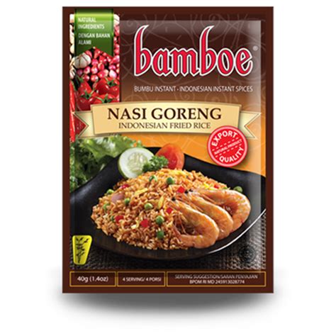 Goreng rebus kukus bakar panggang tumis. Jual Bumbu Masak BAMBOE Nasi Goreng Murah, Harga, Spesifikasi